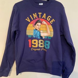 Vintage style 1988 sweatshirt